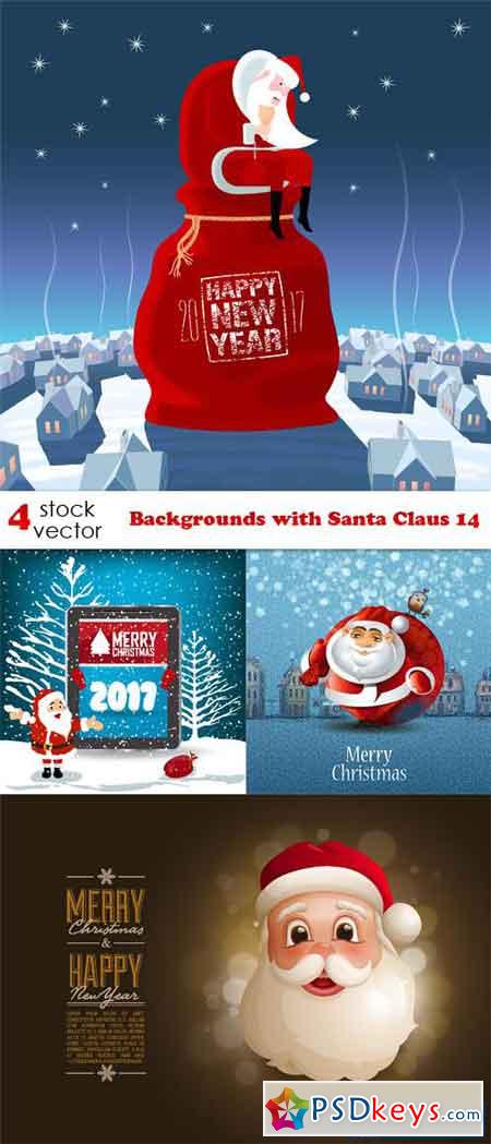 Backgrounds with Santa Claus 14