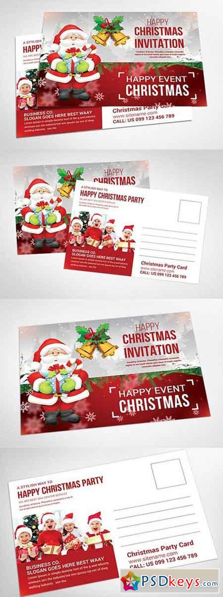 Christmas - Postcard Templates 938378