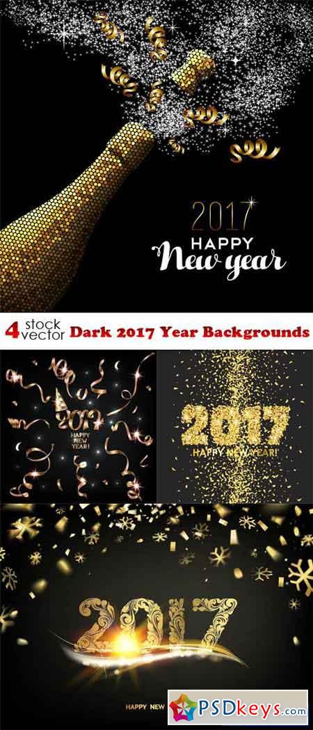 Dark 2017 Year Backgrounds