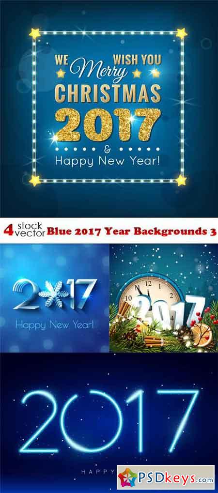Blue 2017 Year Backgrounds 3