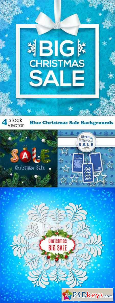 Blue Christmas Sale Backgrounds