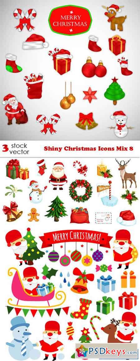 Shiny Christmas Icons Mix 8