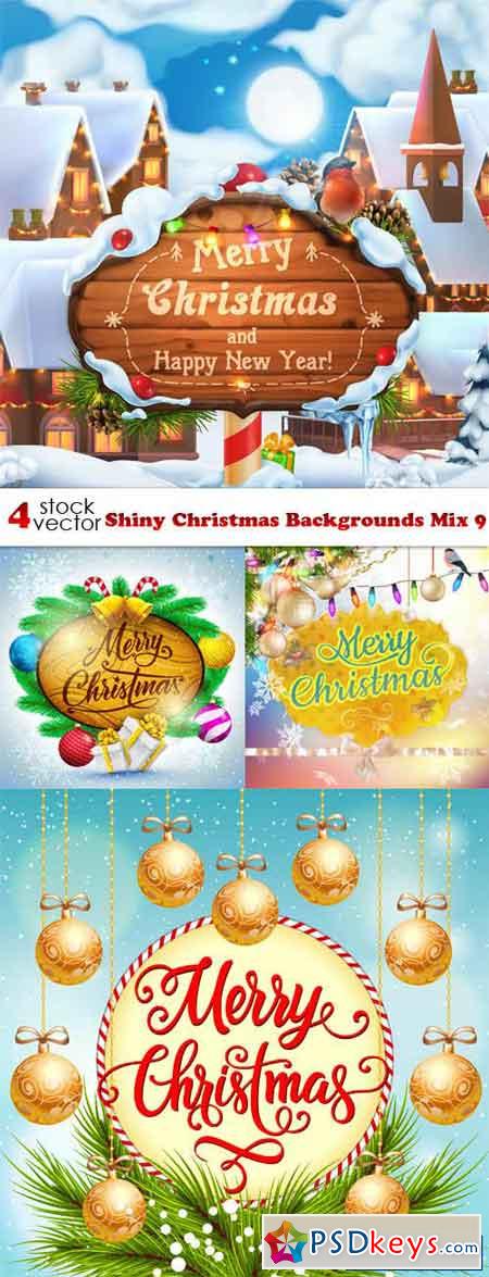 Shiny Christmas Backgrounds Mix 9