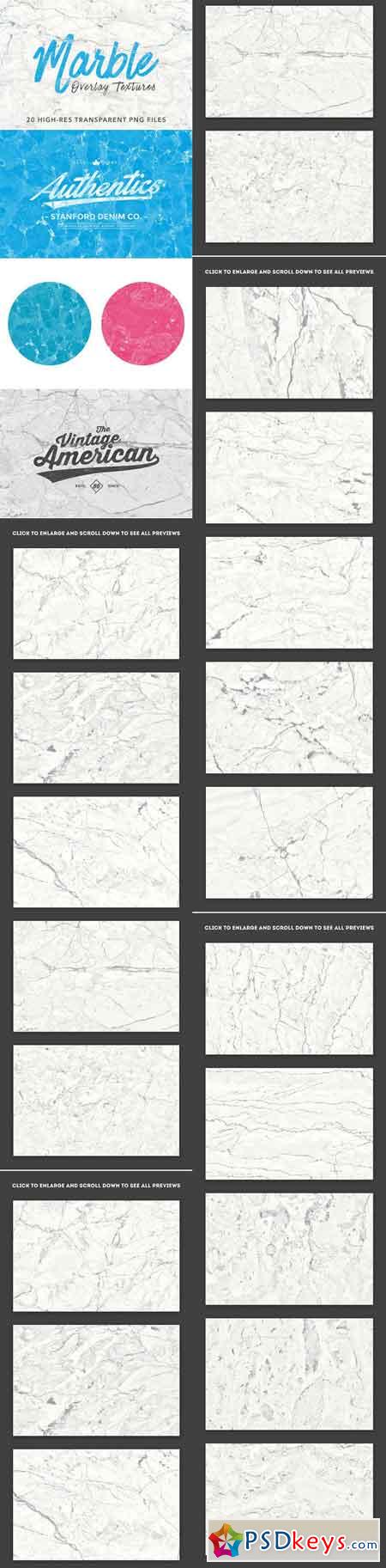 20 Marble Overlay Textures 968444