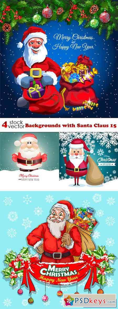 Backgrounds with Santa Claus 15
