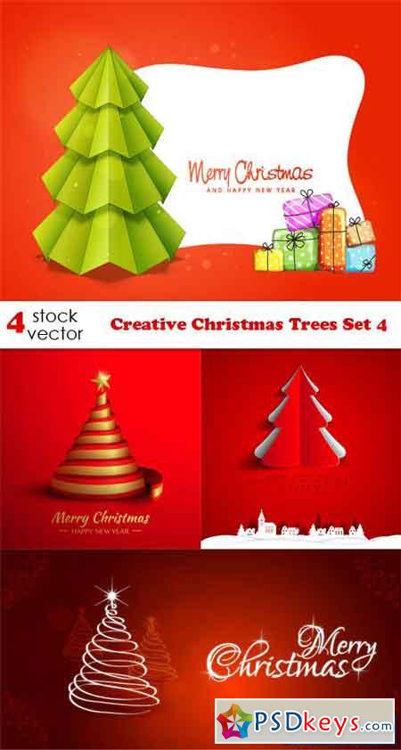 Creative Christmas Trees Set 4