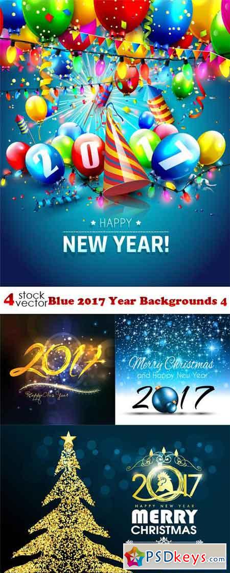 Blue 2017 Year Backgrounds 4