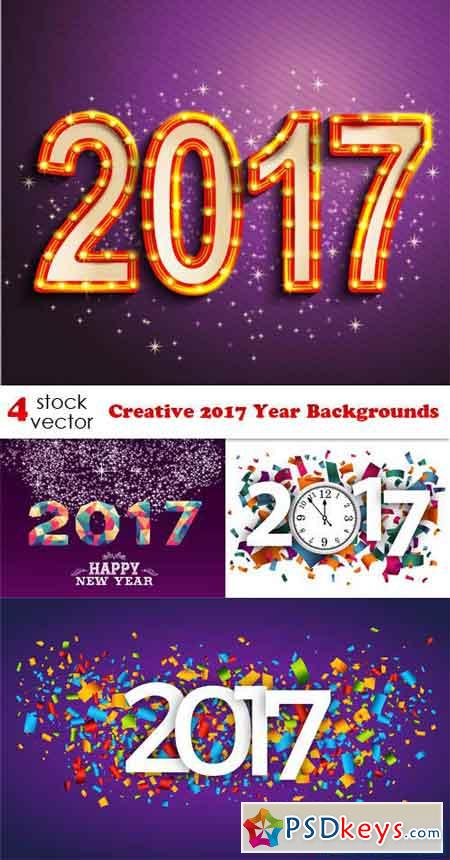 Creative 2017 Year Backgrounds
