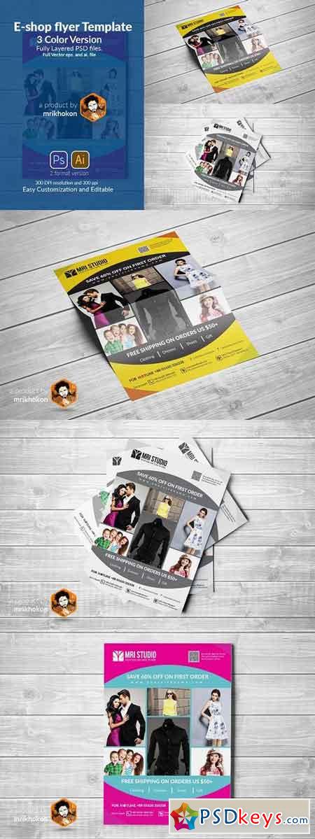 E-Shop Flyer Template 957476