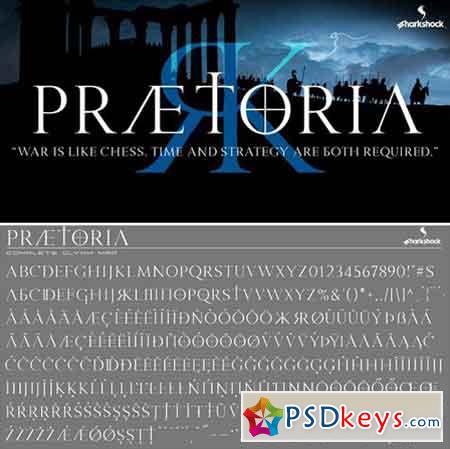 Praetoria font