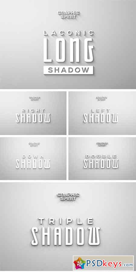 Laconic Long Shadow for Photoshop 1072481
