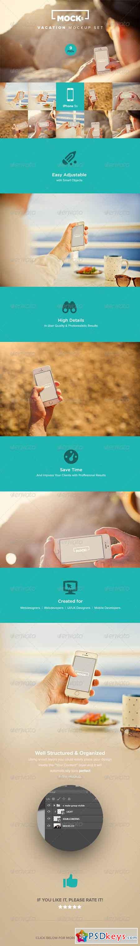 Photorealistic iPhone Mockup Templates 8118721