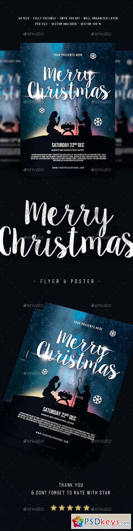 Merry Christmas Flyer 18924294