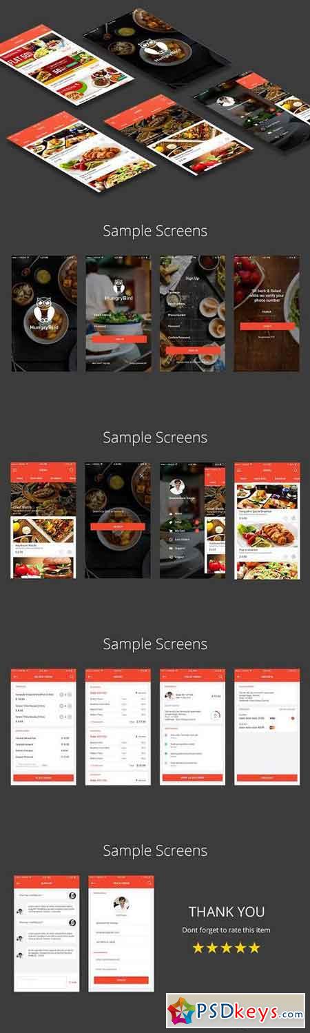 Food App UI Kit 1064633