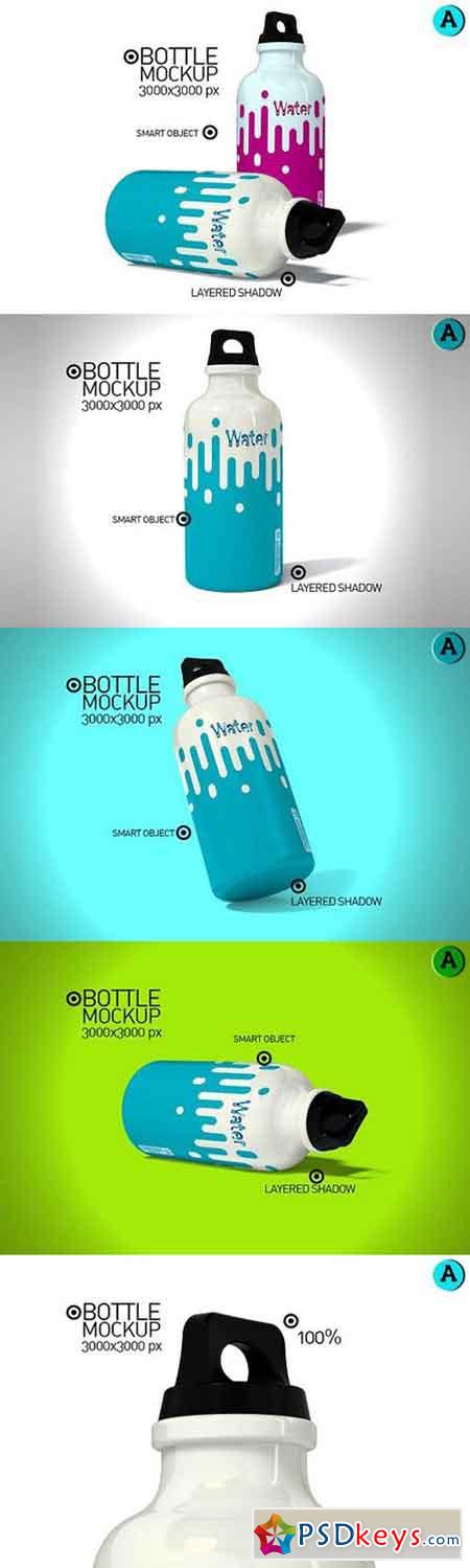 Water Bottle Mock-up 1080441