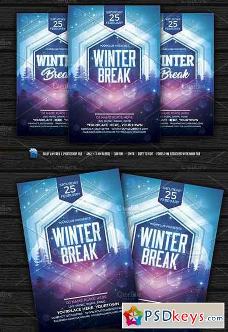 Winter Break Flyer 1064686