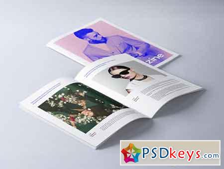 A4 Psd Magazine Booklet Mockup