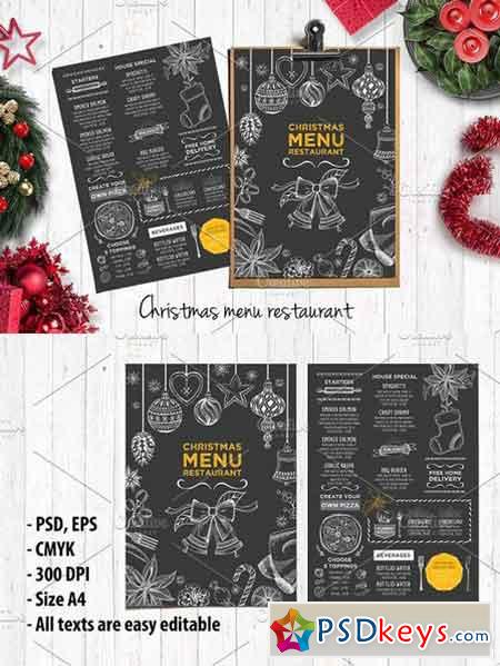 Food menu, restaurant flyer 18 404509
