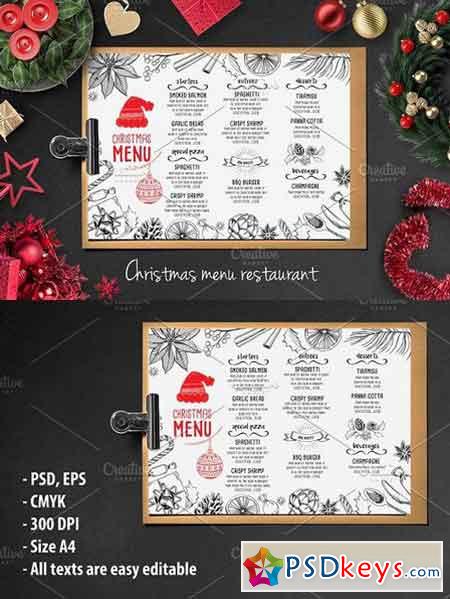 Food menu, restaurant flyer 21 406888