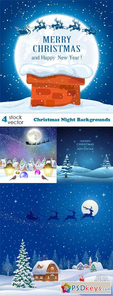 Christmas Night Backgrounds