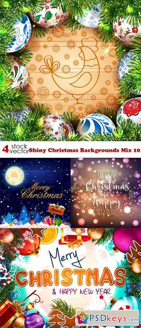 Shiny Christmas Backgrounds Mix 10