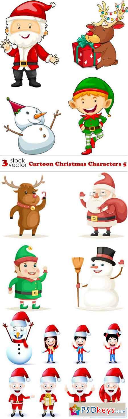 Cartoon Christmas Characters 5