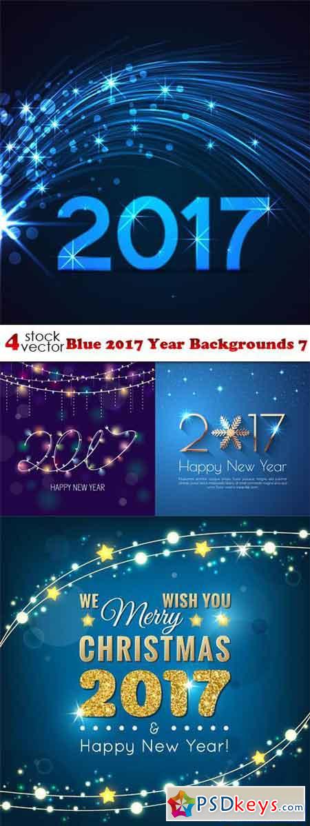 Blue 2017 Year Backgrounds 7