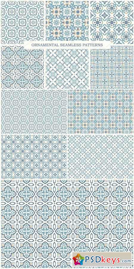 Arabic Ornamental Seamless Patterns 1106621