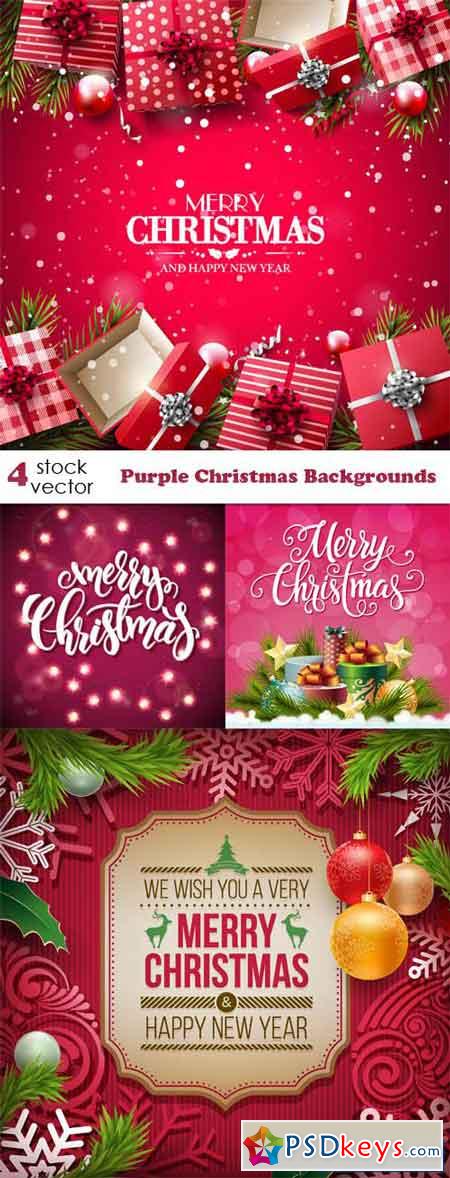Purple Christmas Backgrounds