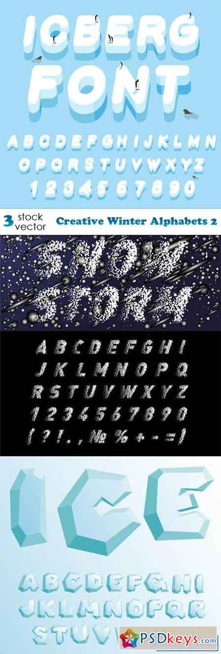 Creative Winter Alphabets 2