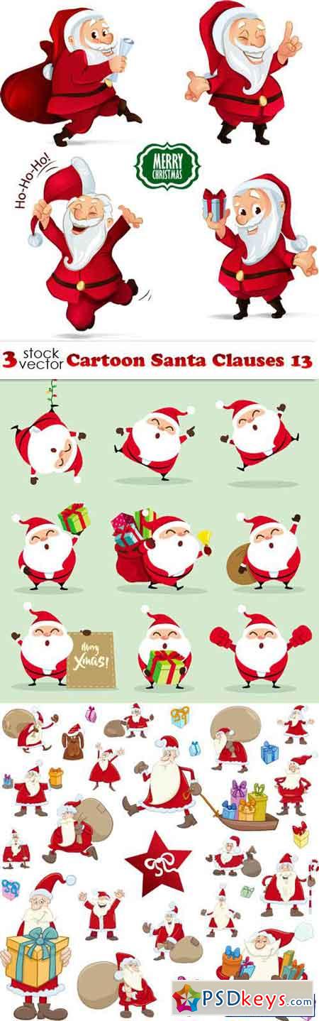 Cartoon Santa Clauses 13
