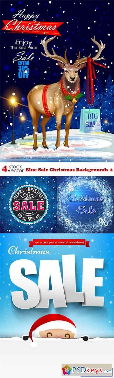 Blue Sale Christmas Backgrounds 2
