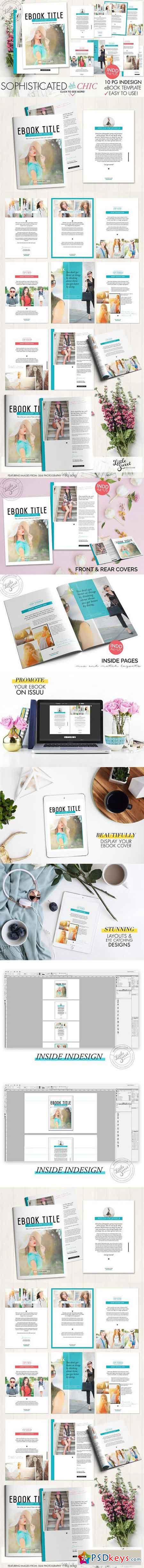 10 page InDesign INDD eBook Template 999955