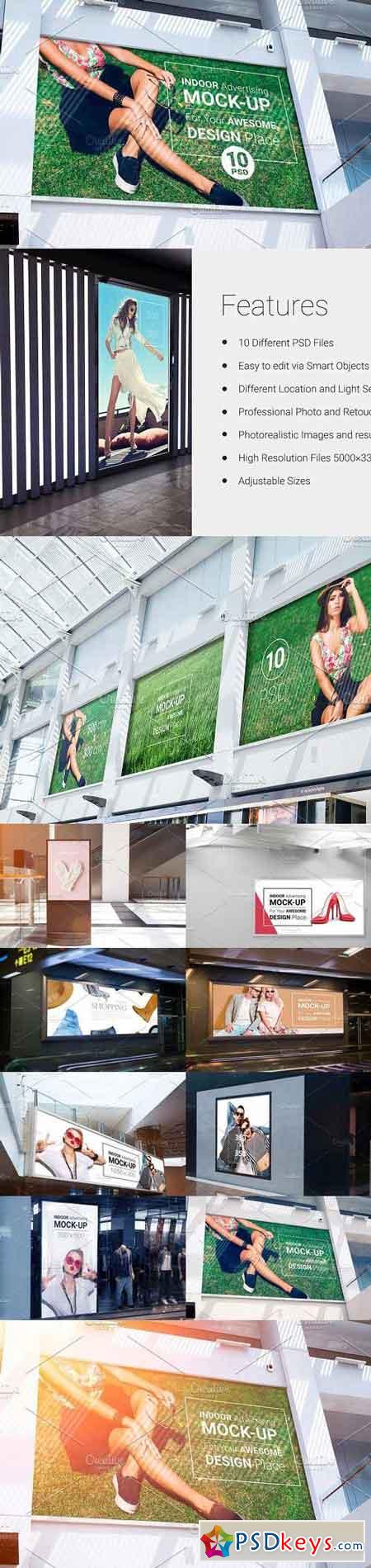 Indoor Advertising Mock-Up 1063552