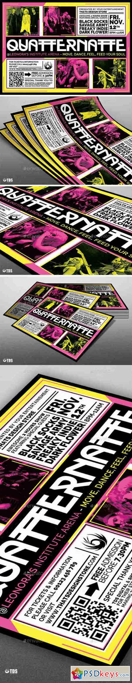 Live Concert Flyer Template V17 18509175