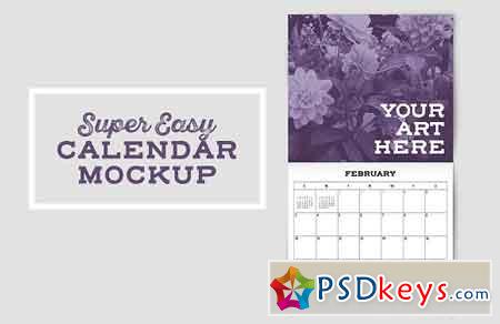 Calendar Mockup Template 1102433