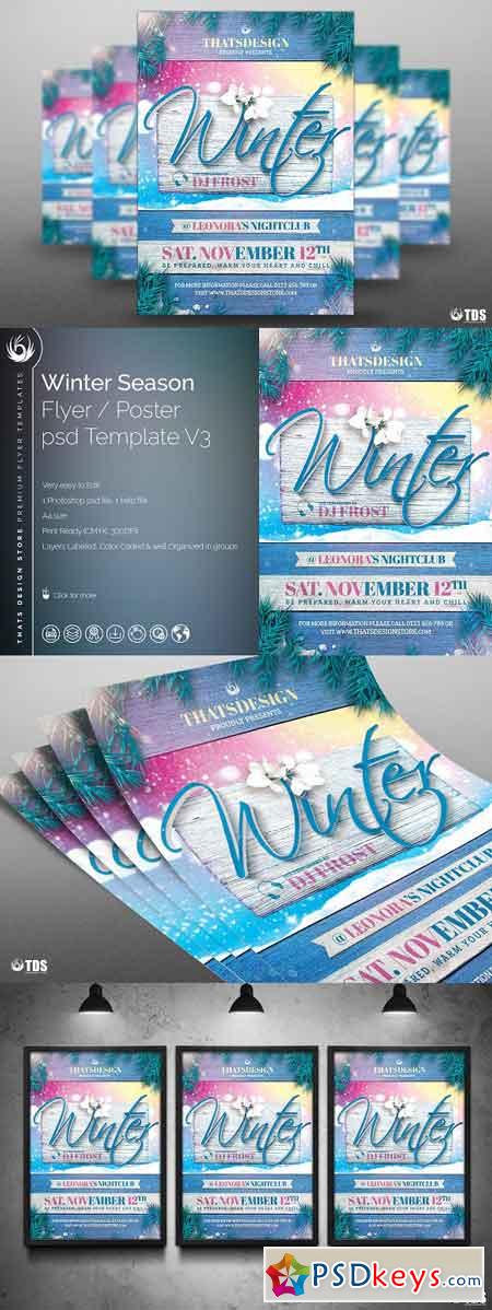 Winter Season Flyer Template V3 1103142