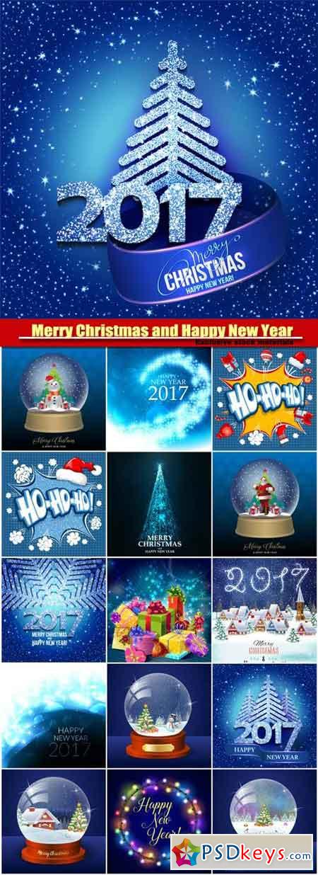 MC AND HPNY Christmas trees, winter globe with christmas tree