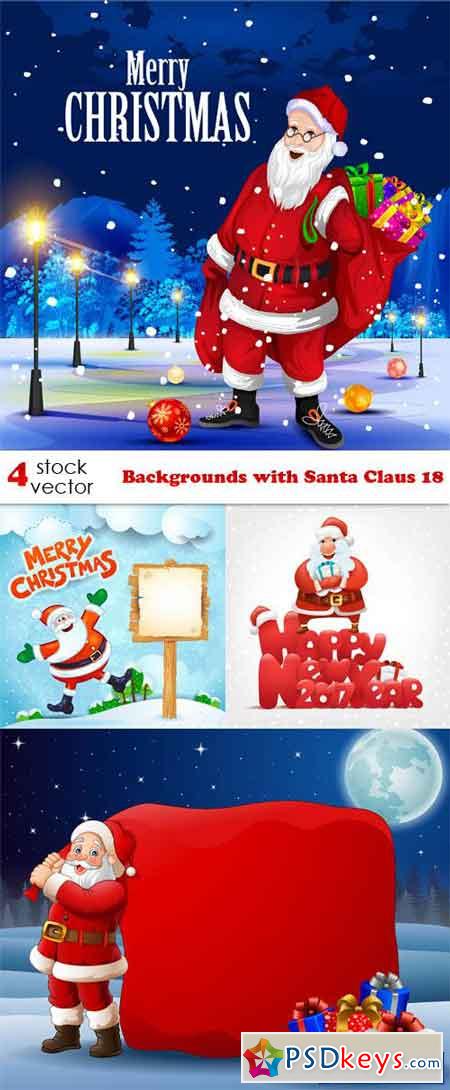 Backgrounds with Santa Claus 18