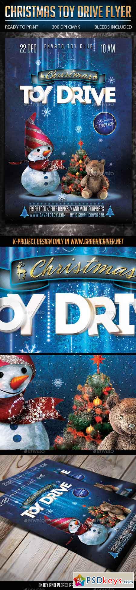 Christmas Toy Drive Flyer 9638179