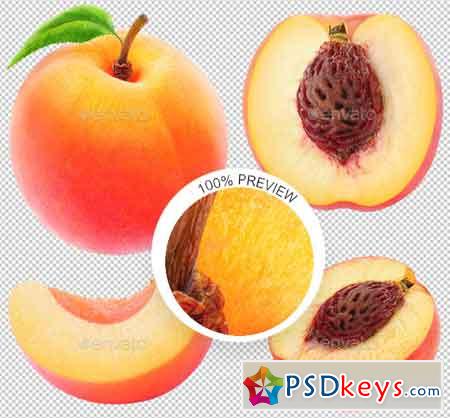 Collection of Isolated Peaches 15998525