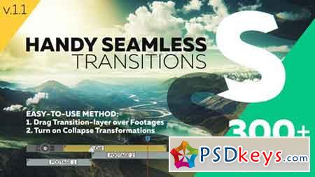 Handy Seamless Transitions Pack & Script 18967340 - After Effects Projects