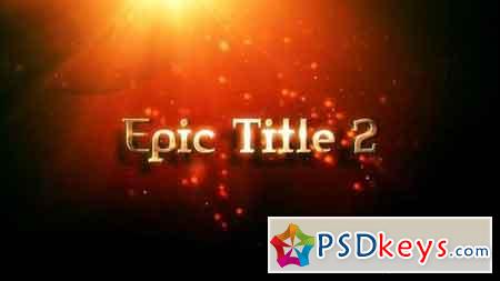 Epic Title 2 - After Effects Projects