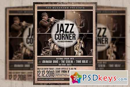 Jazz Corner Flyer Poster 1111453