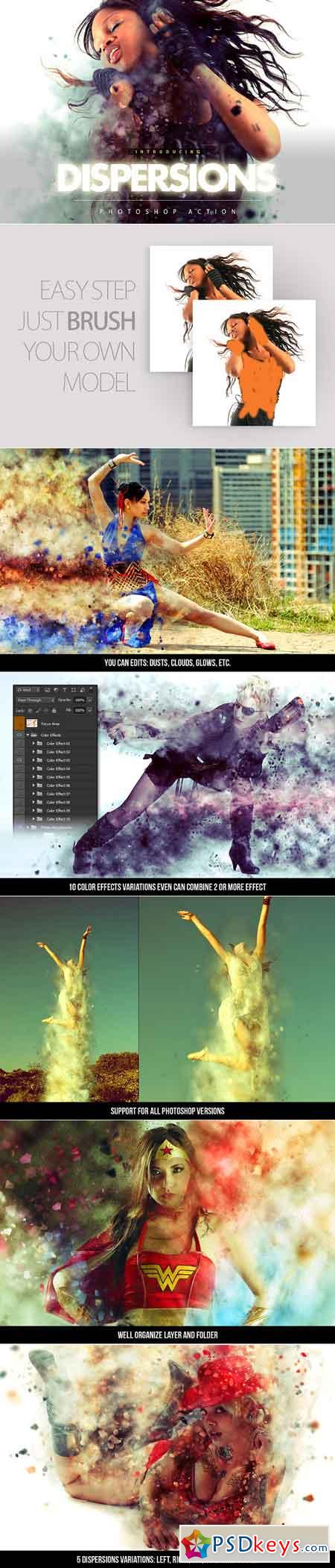 Dispersions Photoshop Action 1102610