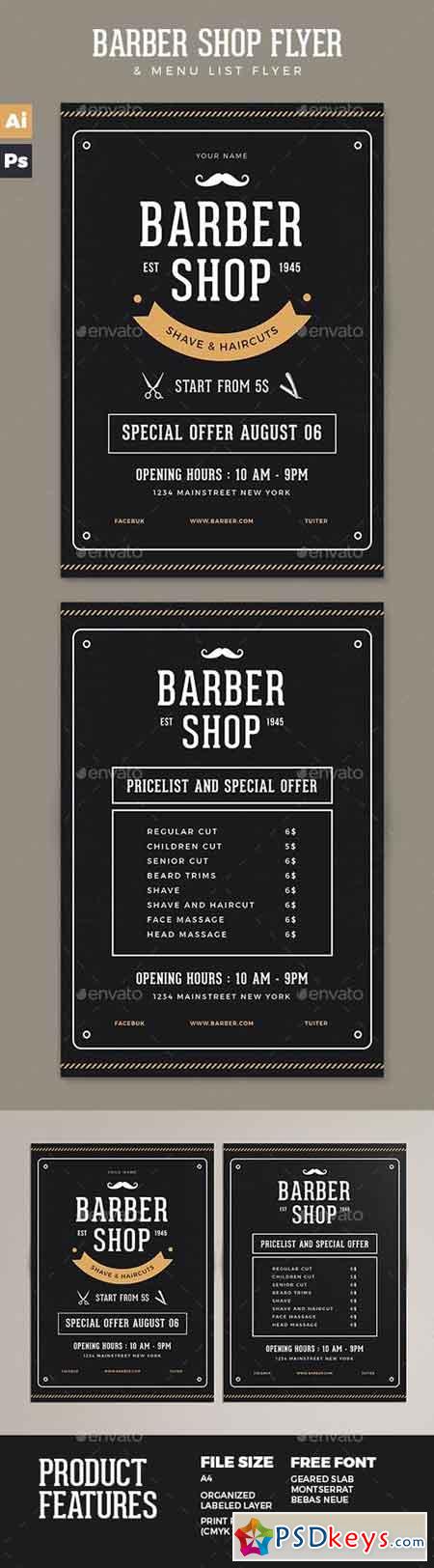 Barber Shop Flyer 17258298