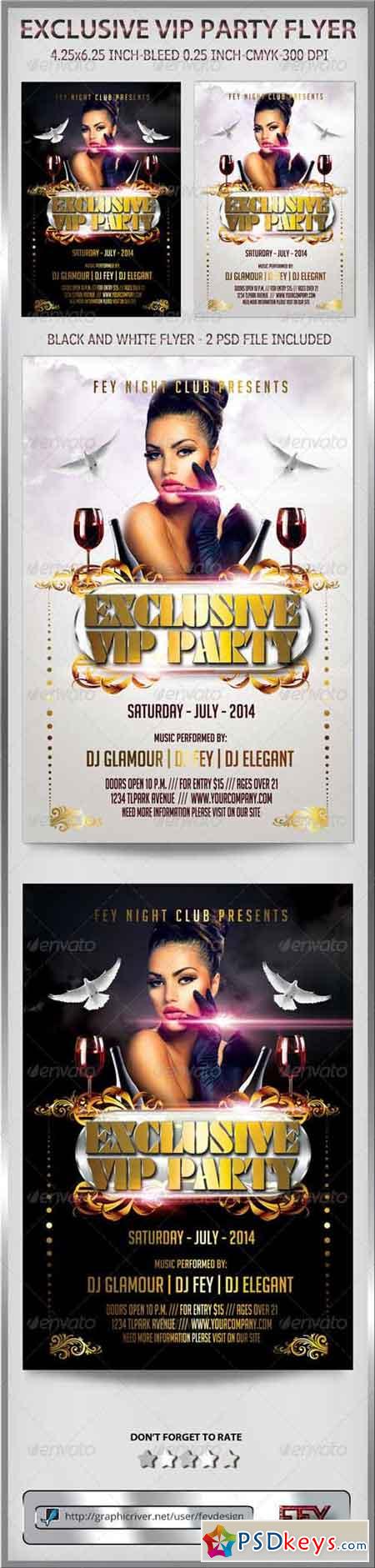Exclusive VIP Party Flyer 8275134