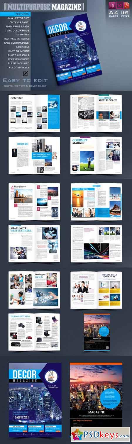 Multipurpose Magazine Template 1117896