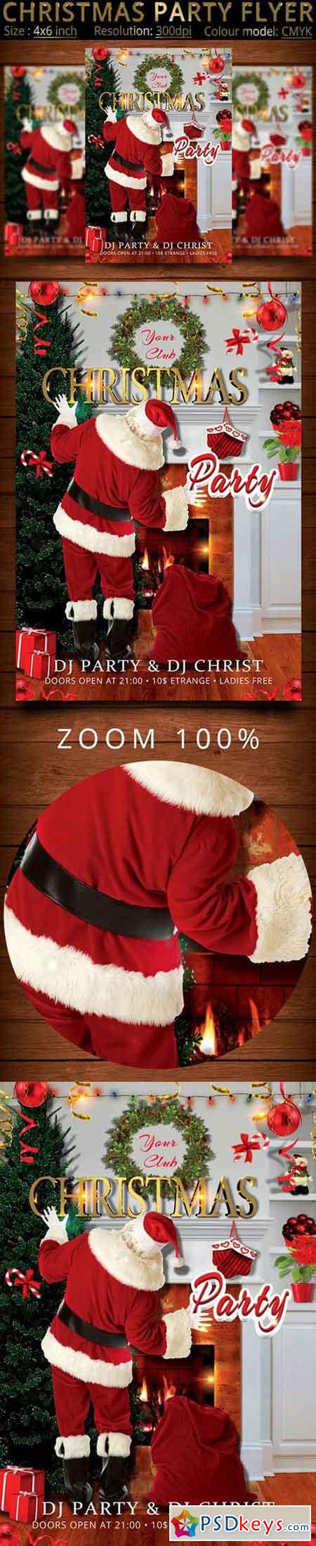 Christmas New Year Party Flyer 1070735