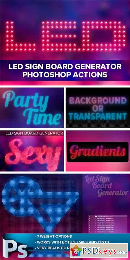 Led Sign Board Generator 1126447